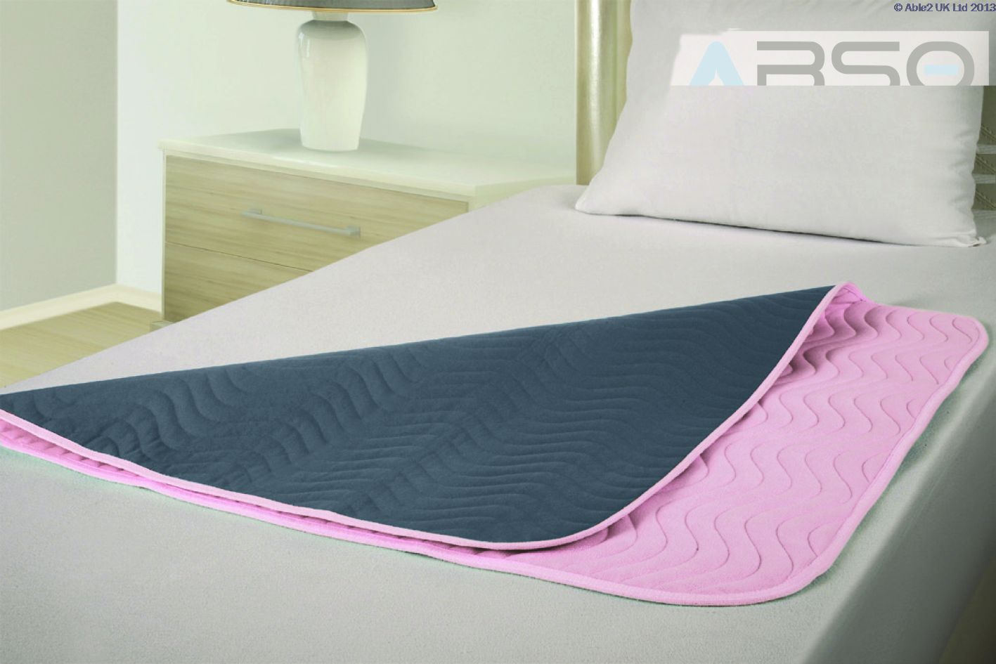 vida-washable-bed-pad-maxi-90-x-90cm-with-tucks-pink
