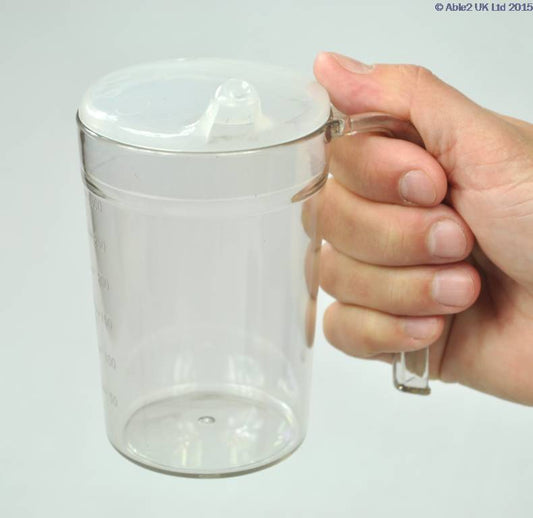 clear-drinking-cup-with-handle-2-lids-280ml